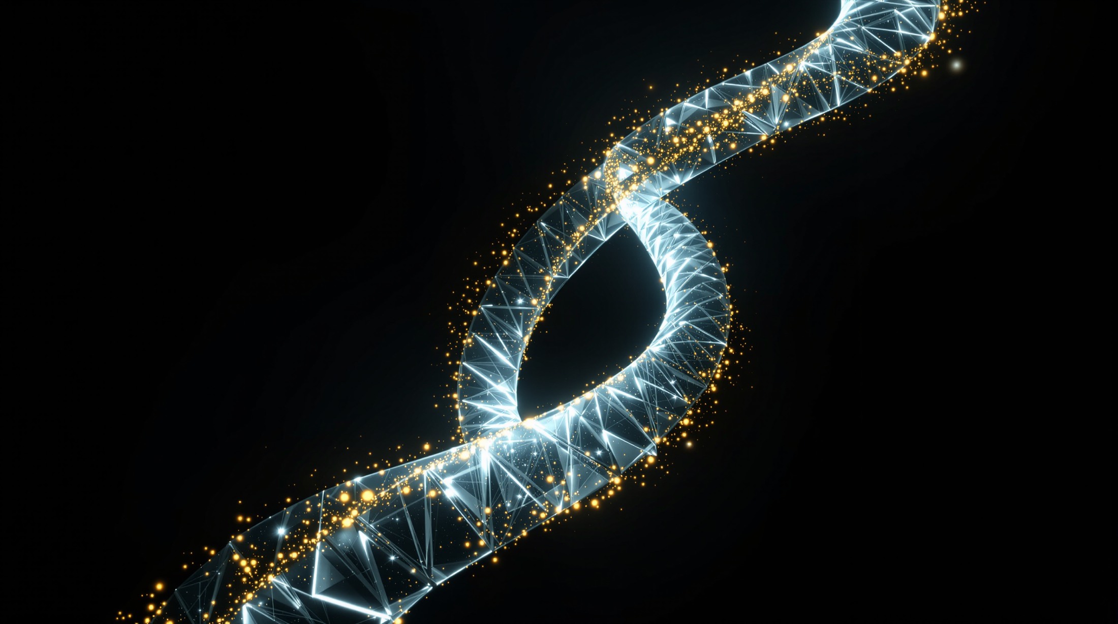 Crystalline double helix